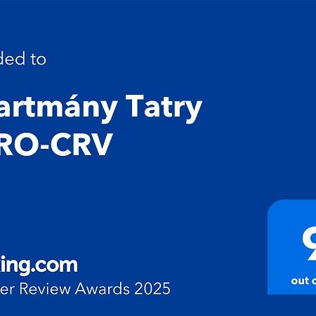 Apartmány Tatry EURO-CRV Nová Lesná Exterior foto
